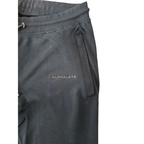 Alphalete  Pants Joggers Men's XL  Black Athletic Workout Packets - Picture 3 of 5